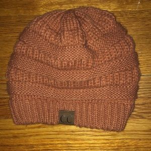 Orange C.C beanie